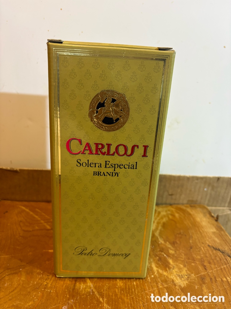 Botellas antiguas: Brandy Carlos 1 solera especial. - Foto 5
