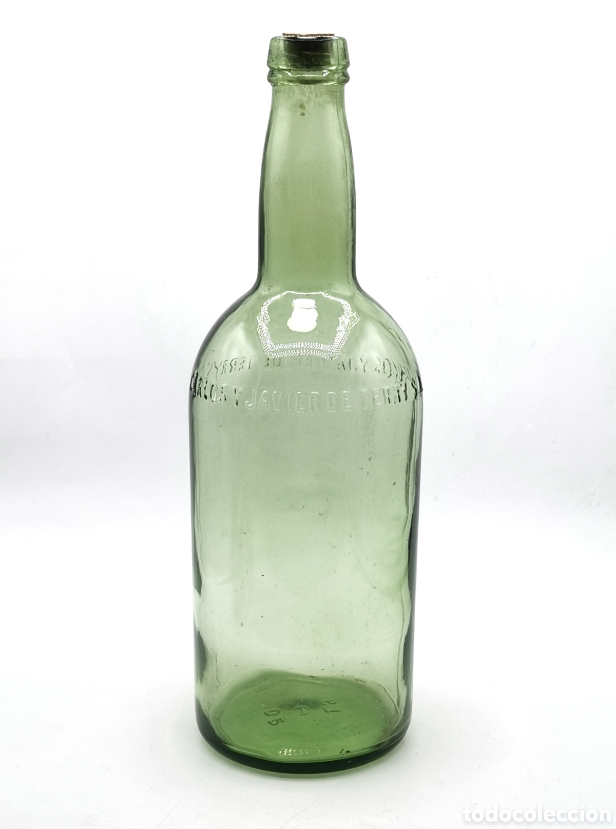 Botellas antiguas: BOTELLA BODEGAS TERRY, CARLOS Y JAVIER