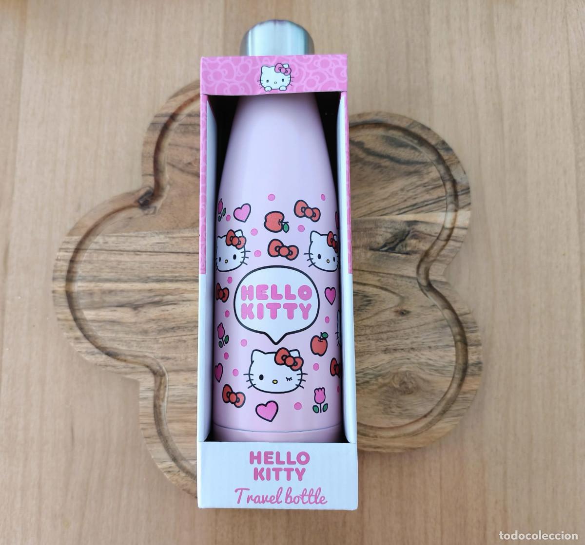 Botellas antiguas: Botella t&eacute;rmica viaje 50 cl Hello Kitty