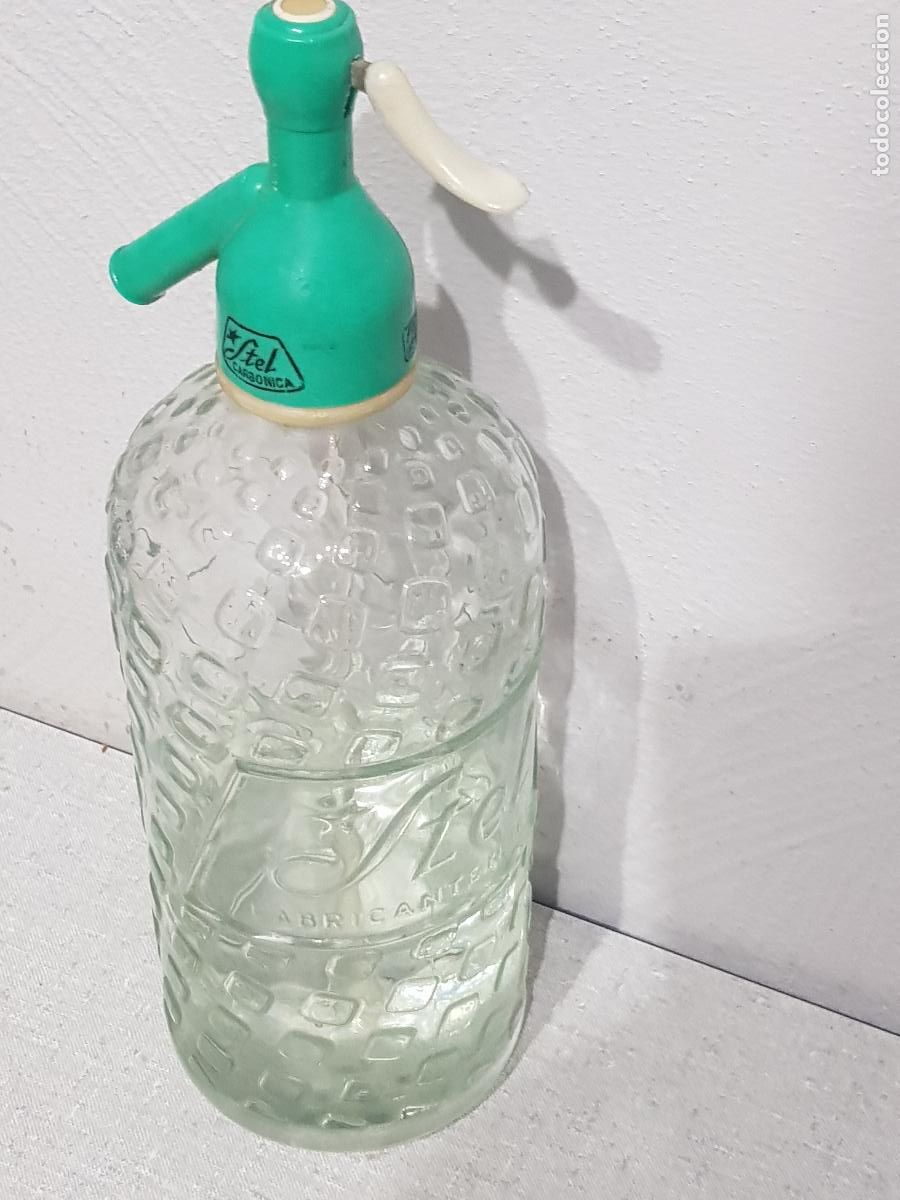 Botellas antiguas: BOTELLA SIFON MARCA STEL