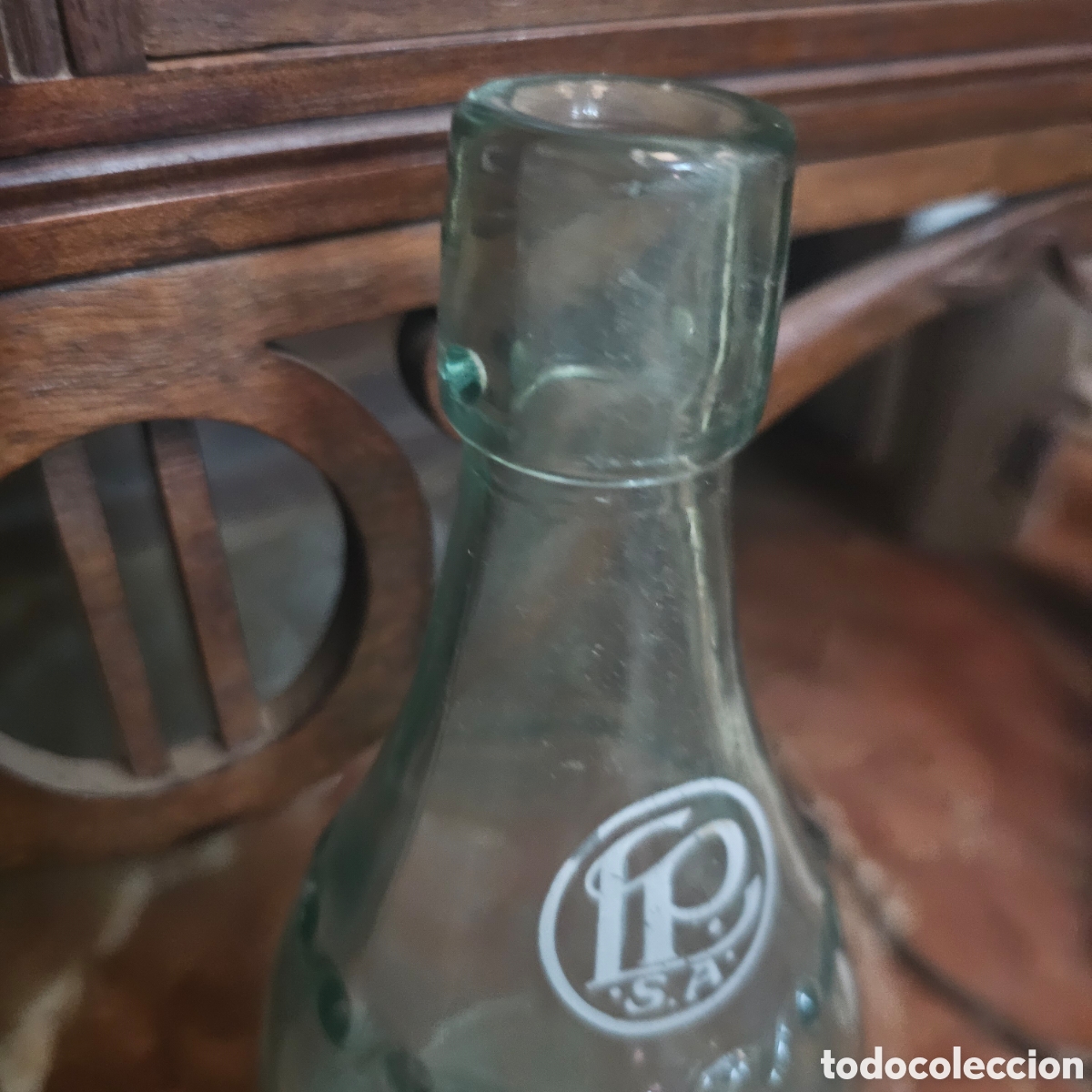 Botellas antiguas: Botella gaseosa selecta La Perfecci&oacute;n - Foto 3