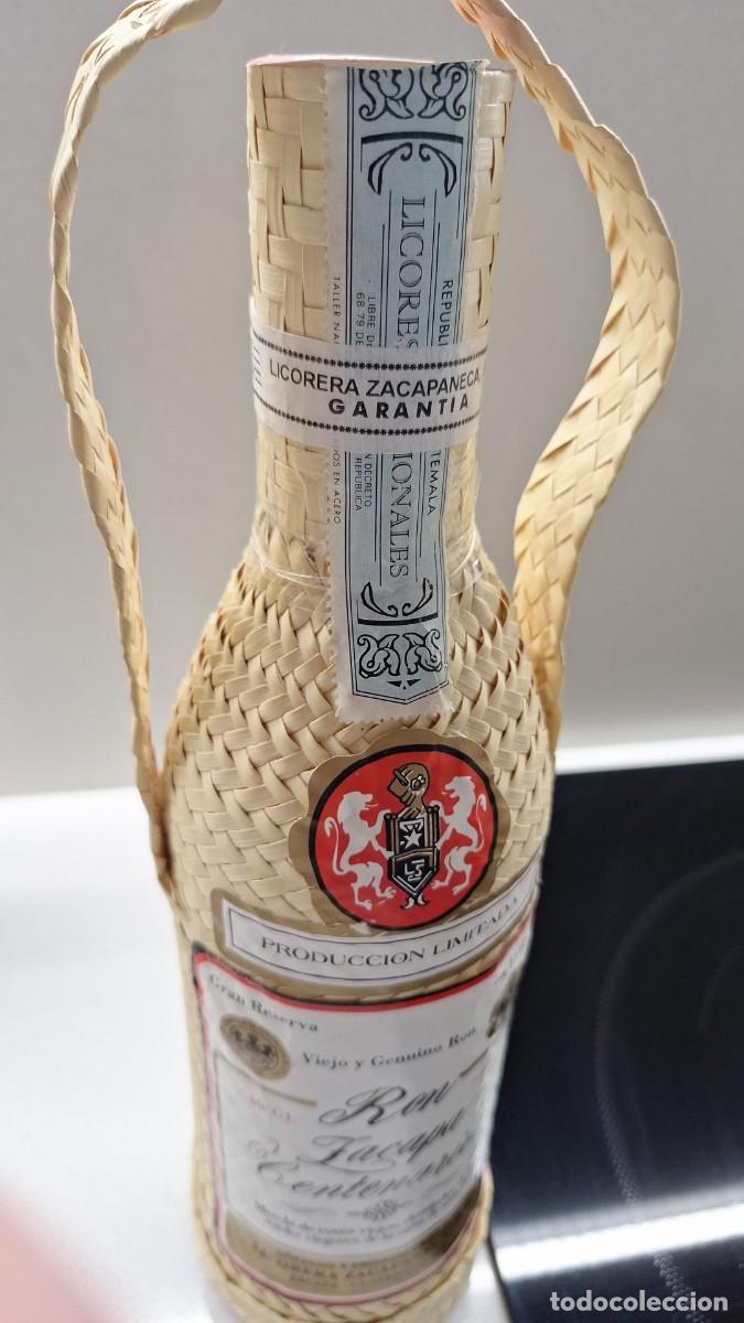 Botellas antiguas: Lote 2x Ron Zacapa 23 A&ntilde;os Centenario - Envoltorio Palma / Petate Completo - Vintage 90s