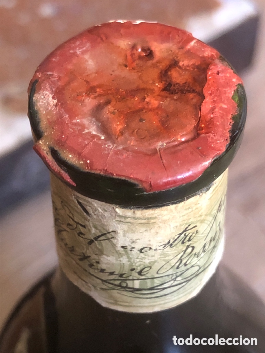 Botellas antiguas: Antigua botella martini - Foto 3