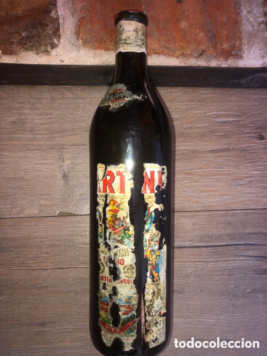 Botellas antiguas: Antigua botella martini