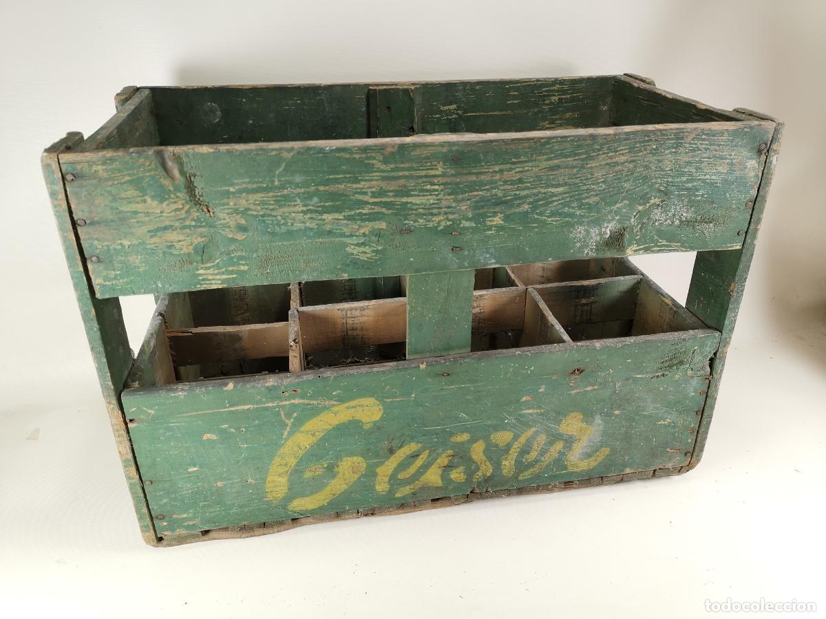 Botellas antiguas: Caja de sifones Geiser 1&ordm; MODELO 1948
