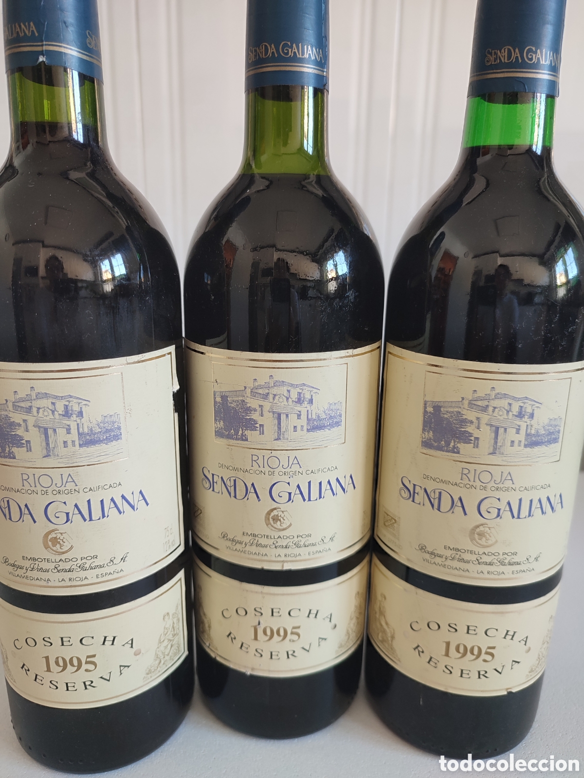 Botellas antiguas: Senda Galiana rioja reserva 1995; ideal coleccionistas