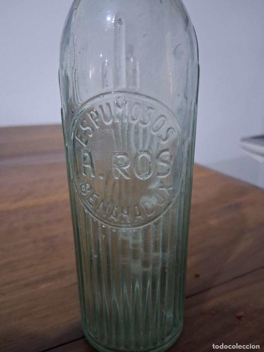Botellas antiguas: Botella GASEOSA de ALMER&Iacute;A Andaluc&iacute;a Antonio Ros BENAHADUX