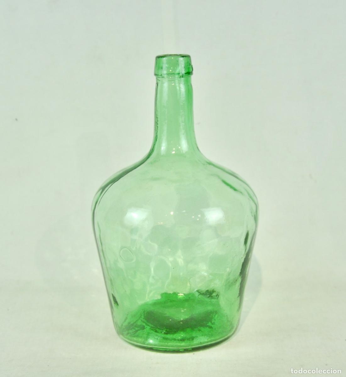 Botellas antiguas: Damajuana peque&ntilde;a con estallido en la base - Foto 1