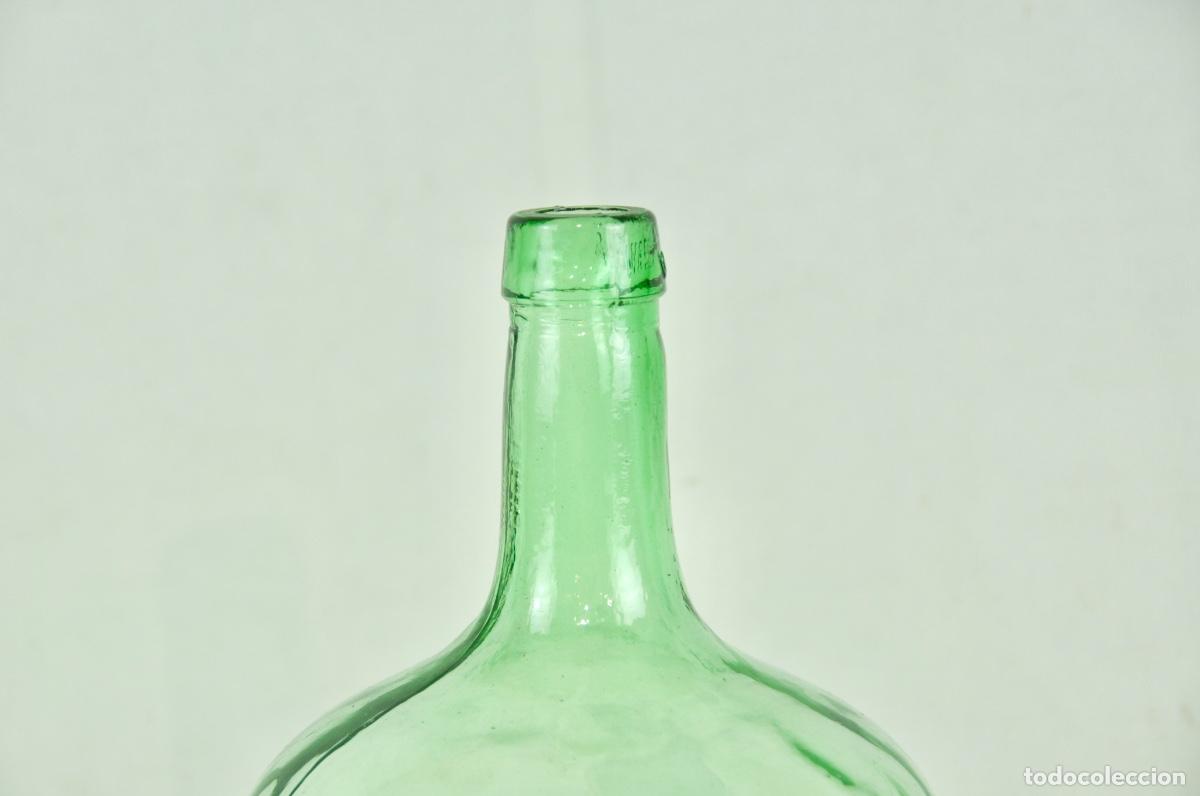 Botellas antiguas: Damajuana peque&ntilde;a con estallido en la base - Foto 2