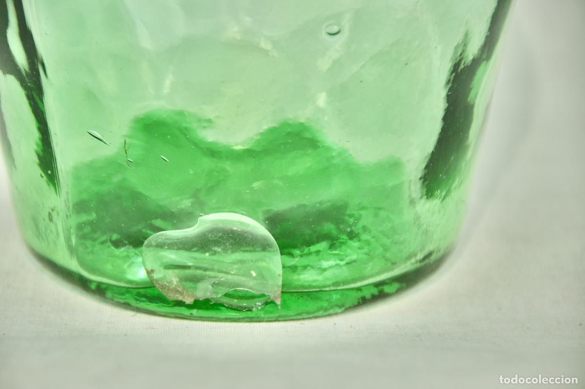 Botellas antiguas: Damajuana peque&ntilde;a con estallido en la base - Foto 4