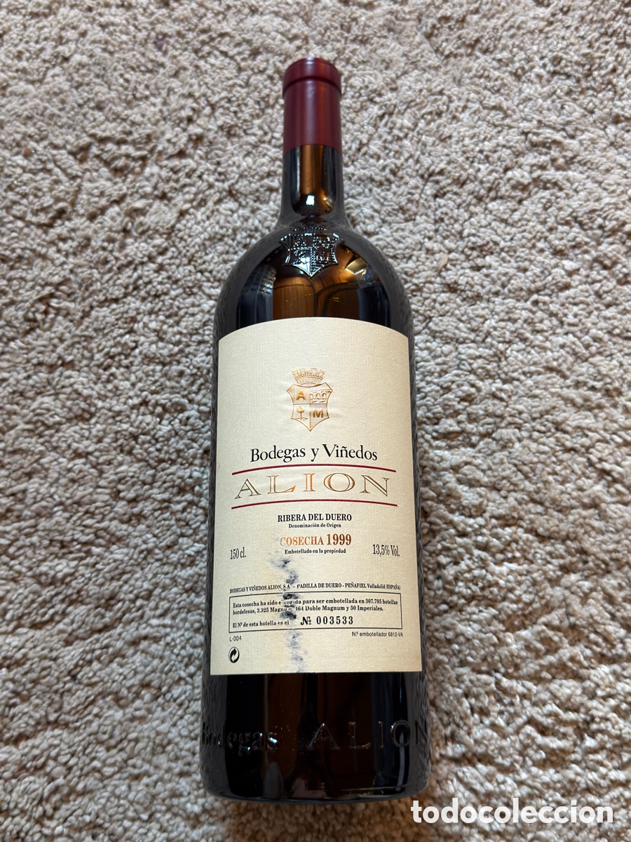 Botellas antiguas: Magnum Alion Vega Sicilia