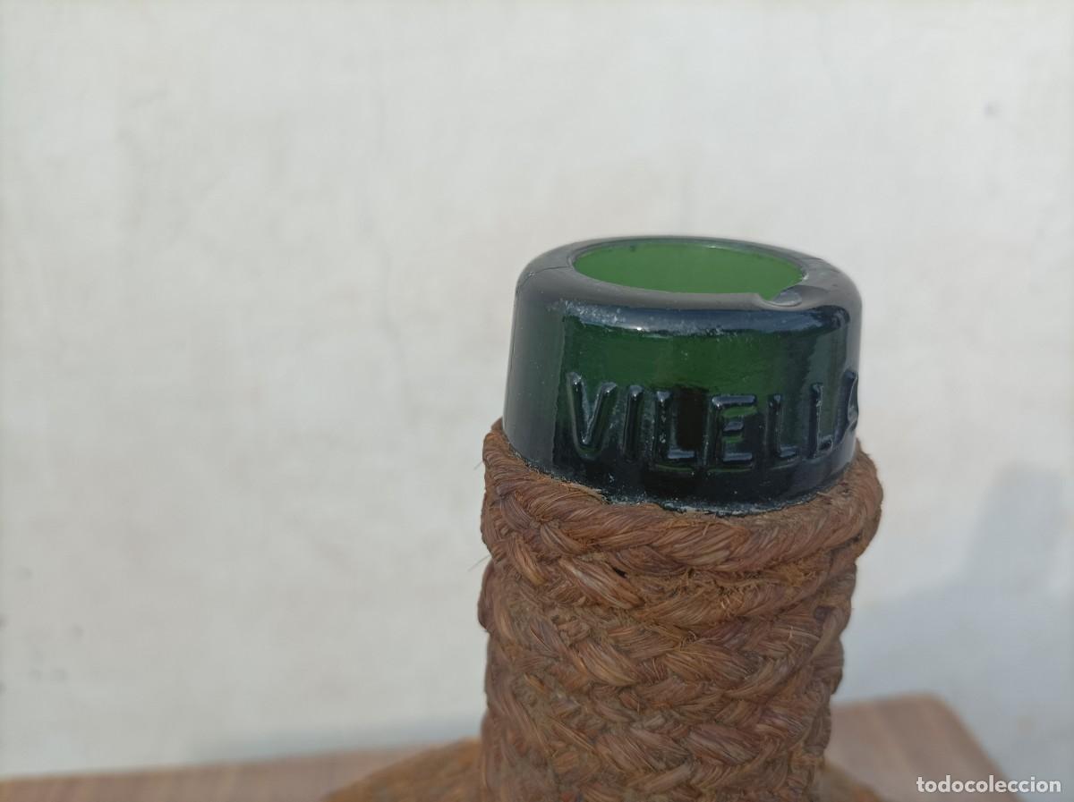Botellas antiguas: DAMAJUANA FORRADA DE ESPARTO - Foto 5