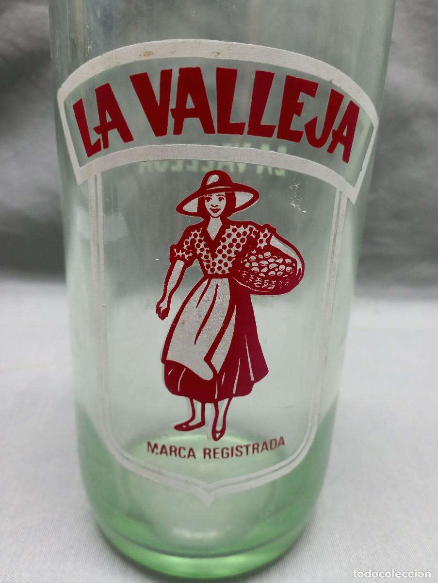 Botellas antiguas: LA VALLEJA. Botella de gaseosa.