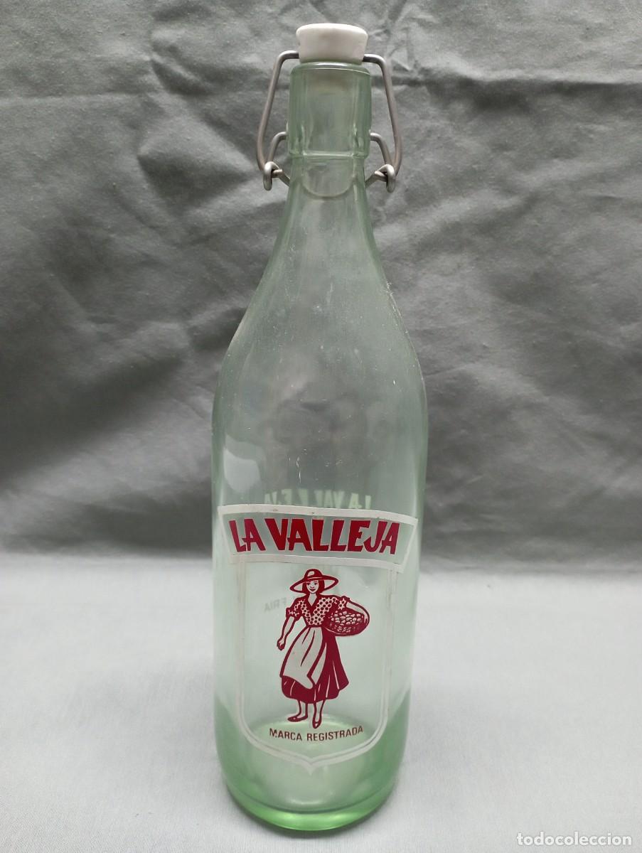Botellas antiguas: LA VALLEJA. Botella de gaseosa. - Foto 2