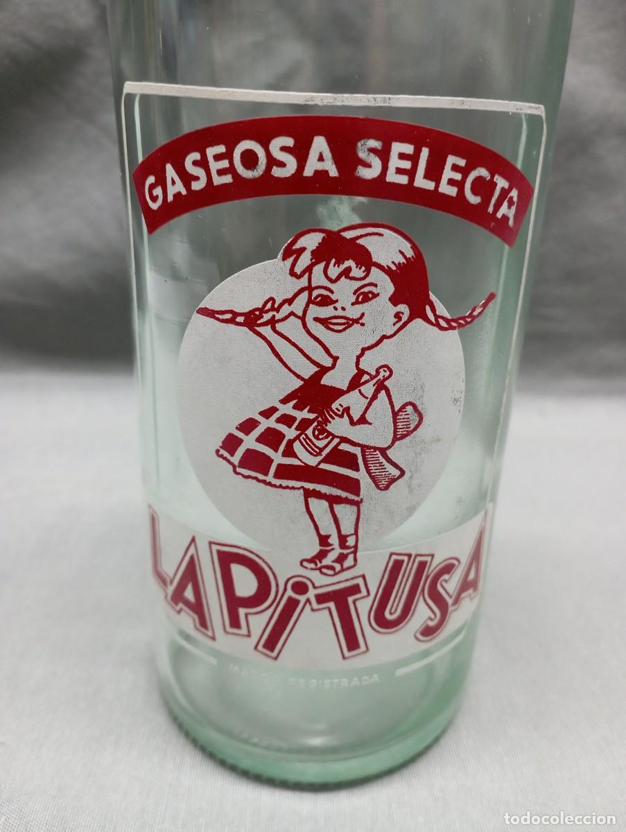Botellas antiguas: LA PITUSA. Botella de gaseosa. - Foto 1