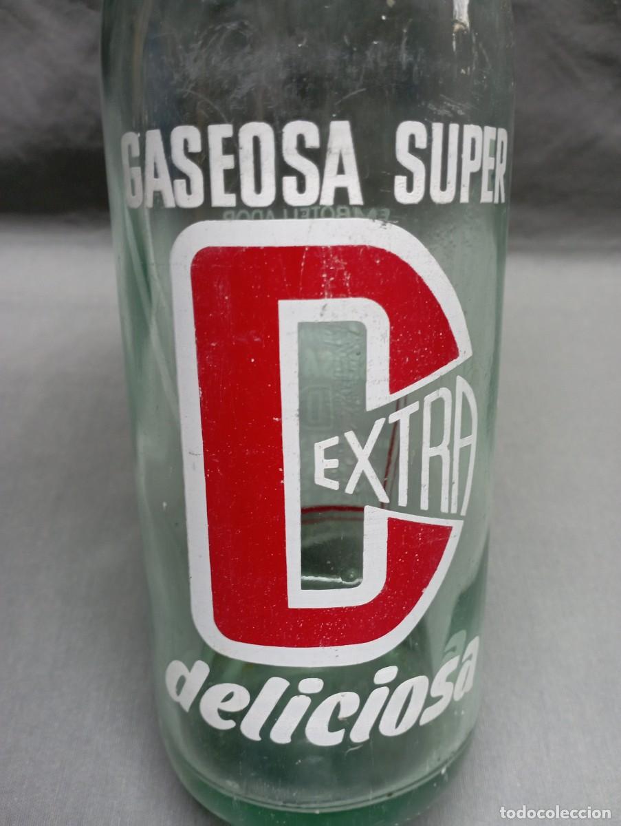 Botellas antiguas: SUPER D. Botella de gaseosa. - Foto 1