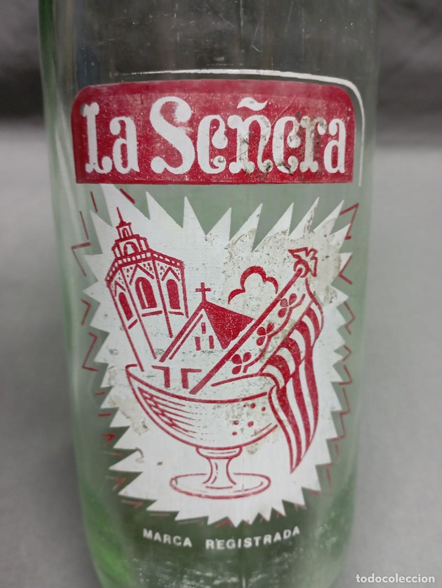 Botellas antiguas: LA SE&Ntilde;ERA. Botella de gaseosa.