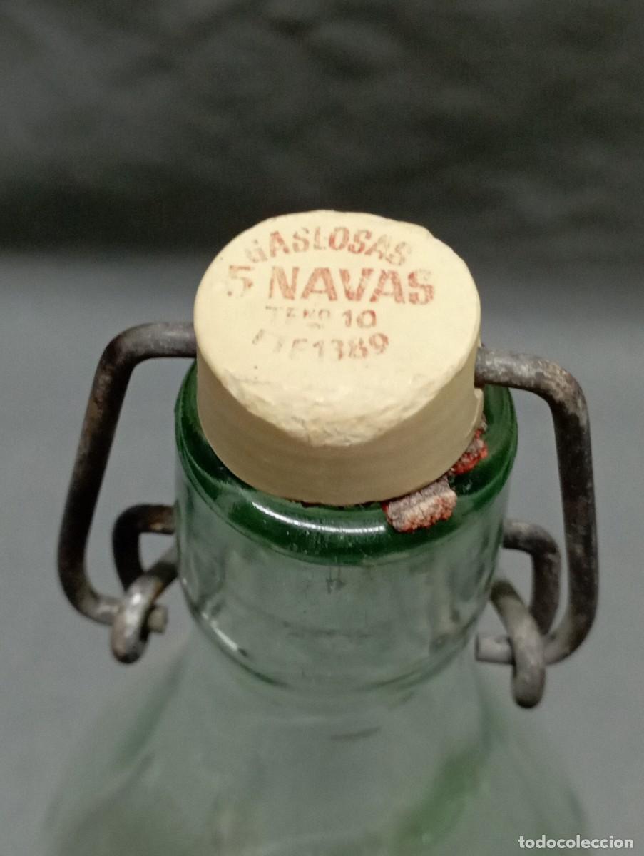 Botellas antiguas: LA SE&Ntilde;ERA. Botella de gaseosa. - Foto 4