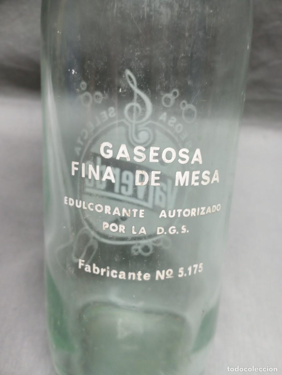 Botellas antiguas: VALVERDE. Botella de gaseosa. - Foto 3
