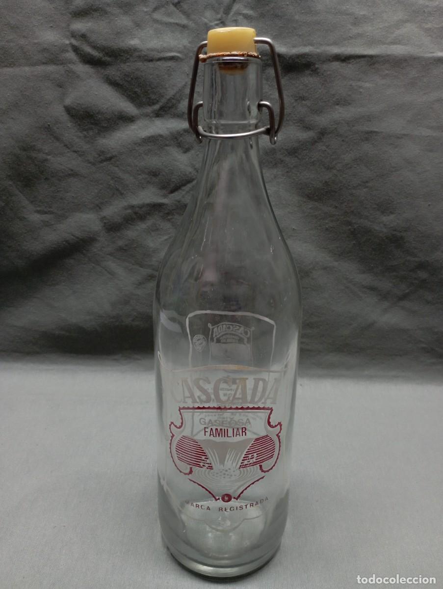 Botellas antiguas: CASCADA. Vigo. Botella de gaseosa. - Foto 2