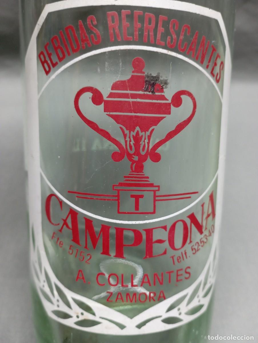 Garrafas antigas: CAMPEONA. Zamora. Botella de gaseosa.