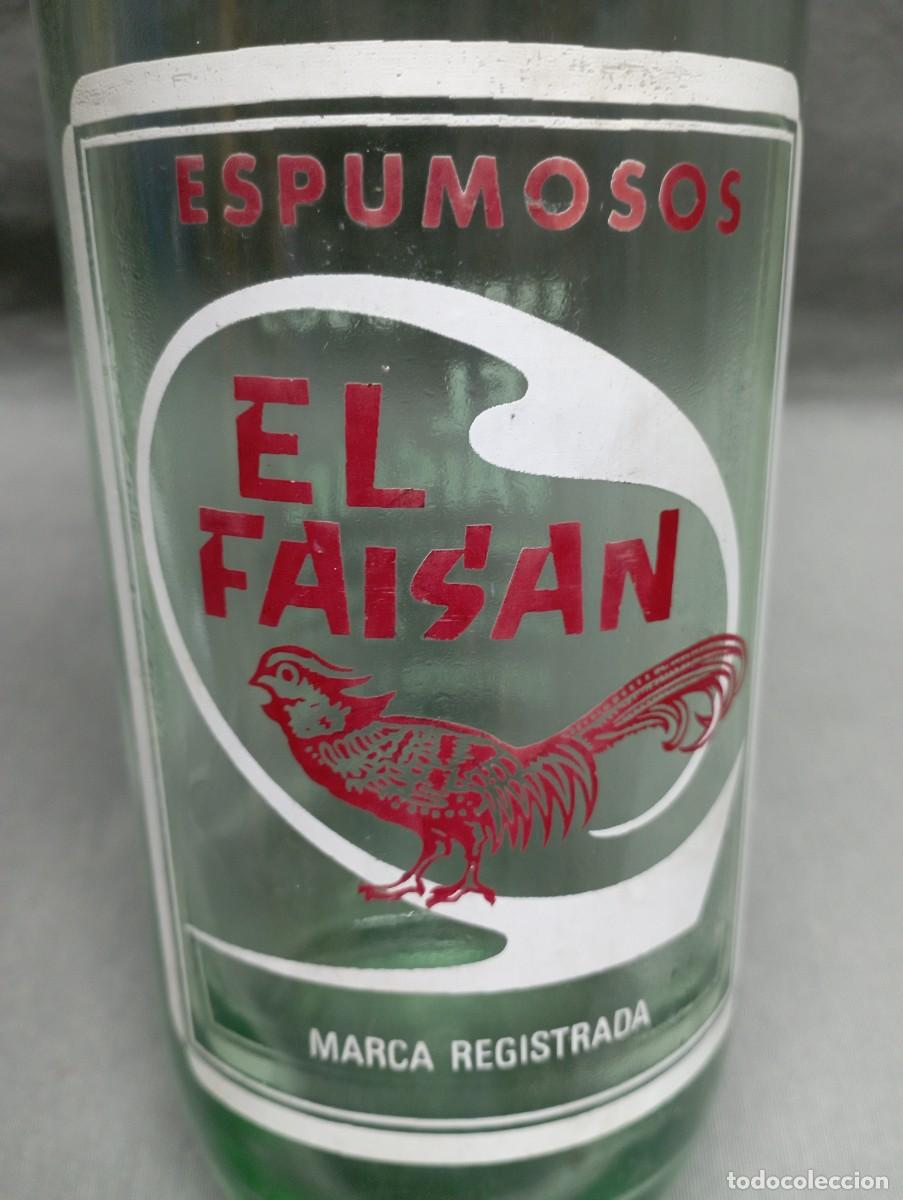 Garrafas antigas: EL FAIS&Aacute;N . Modelo 1. Botella de gaseosa.