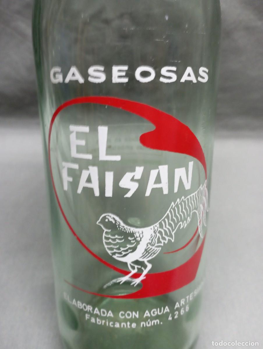 Garrafas antigas: EL FAIS&Aacute;N . Modelo 2. Botella de gaseosa.