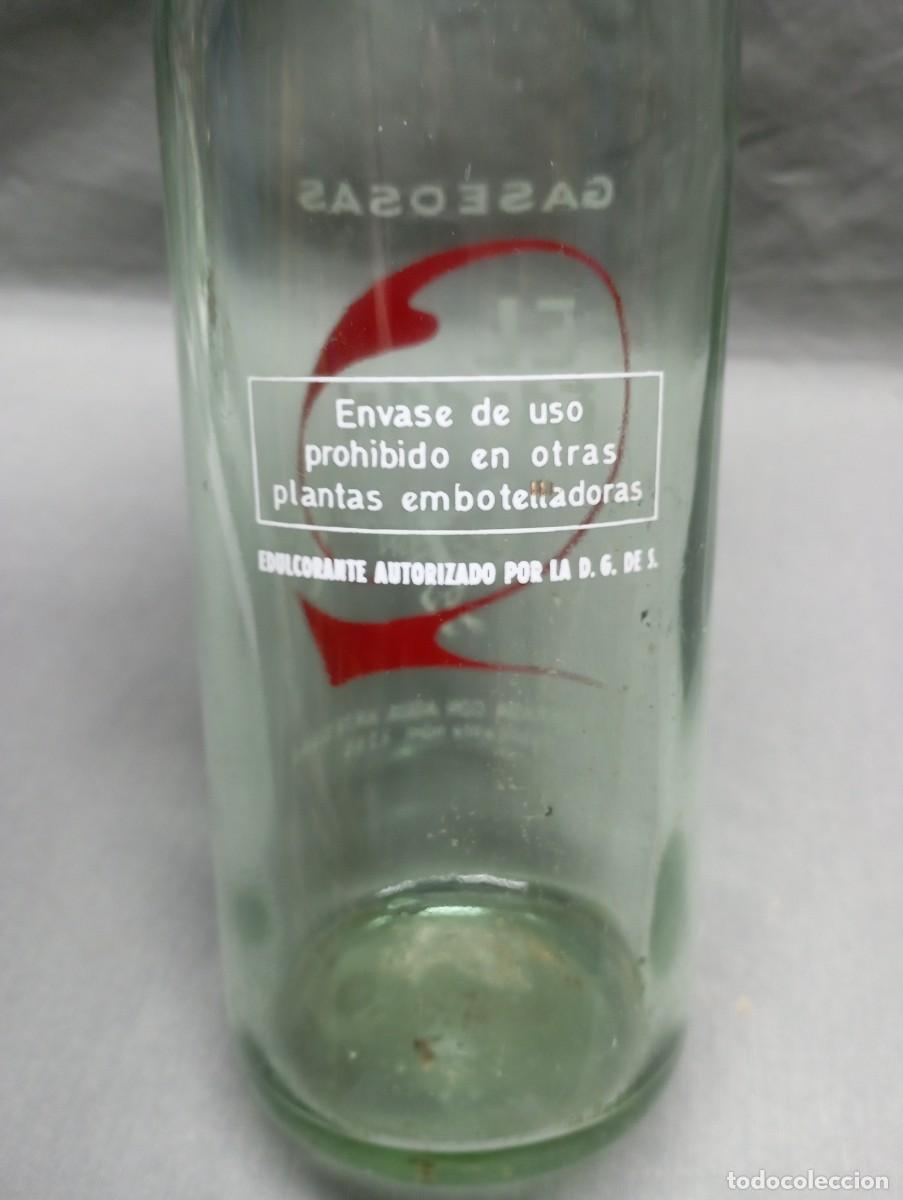 Botellas antiguas: EL FAIS&Aacute;N . Modelo 2. Botella de gaseosa. - Foto 3