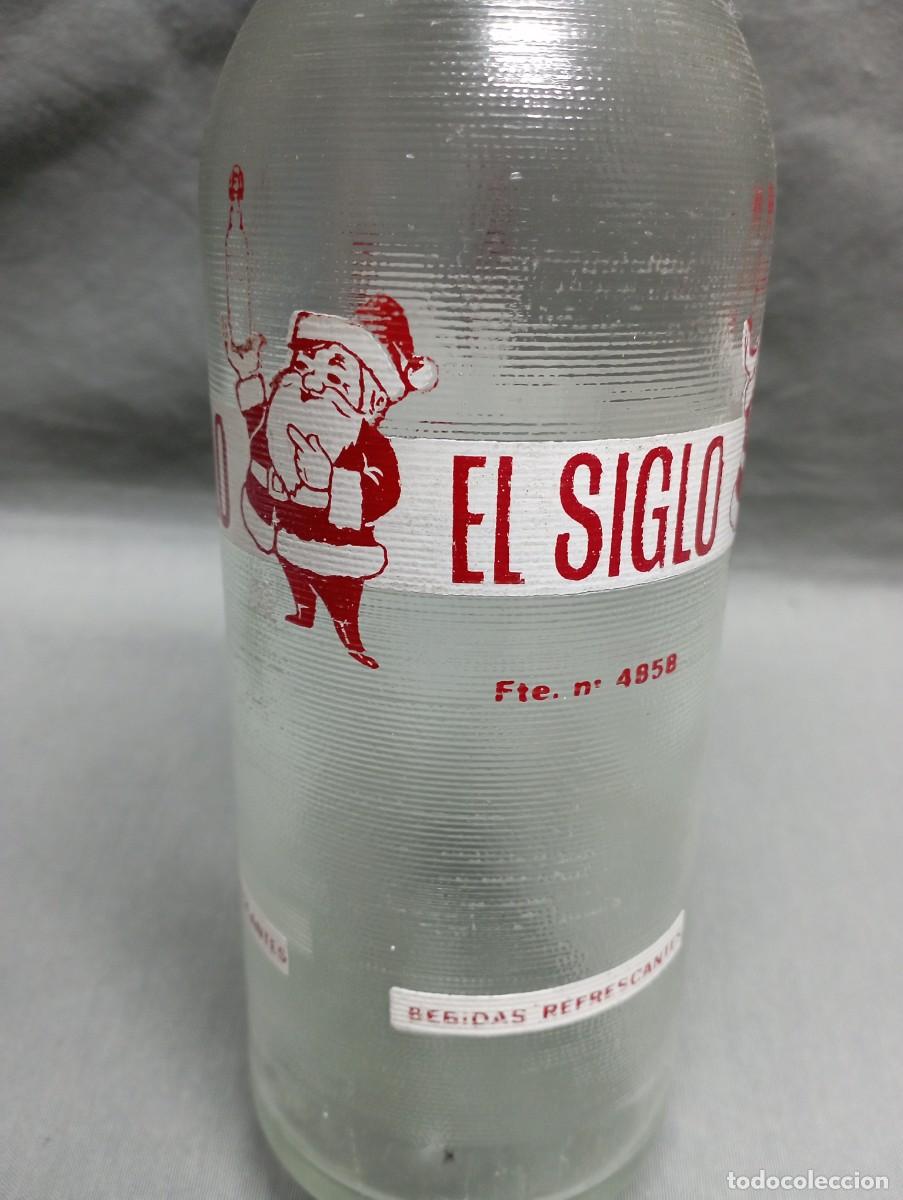 Garrafas antigas: EL SIGLO. Botella de gaseosa.