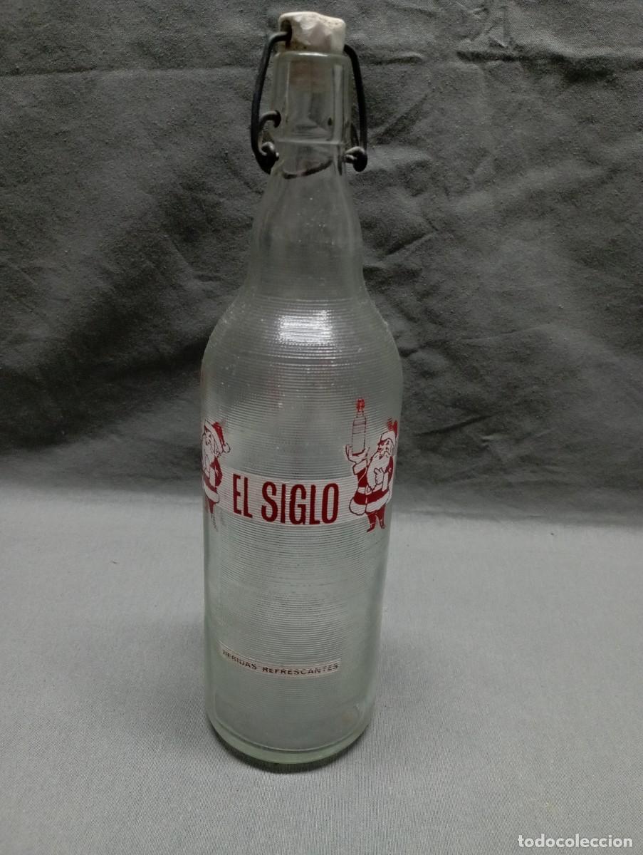 Botellas antiguas: EL SIGLO. Botella de gaseosa. - Foto 2