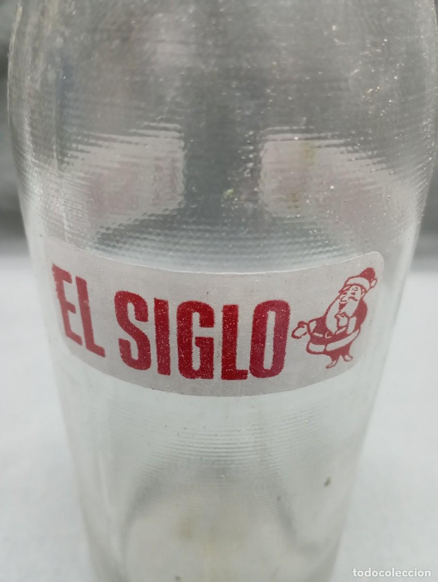 Garrafas antigas: EL SIGLO. Botella de gaseosa. Modelo rosca.