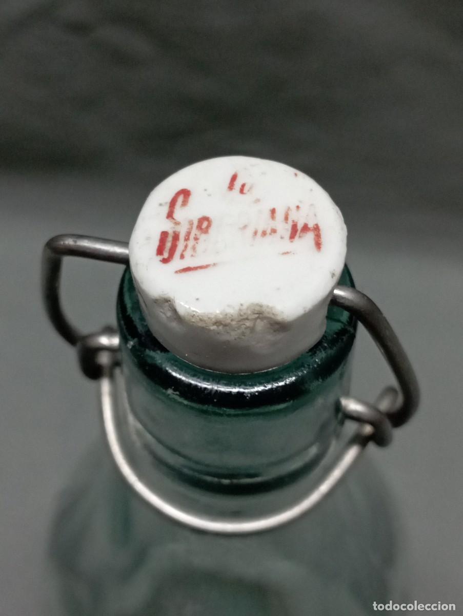 Botellas antiguas: LA ALBORAYENSE. Botella de gaseosa. - Foto 4