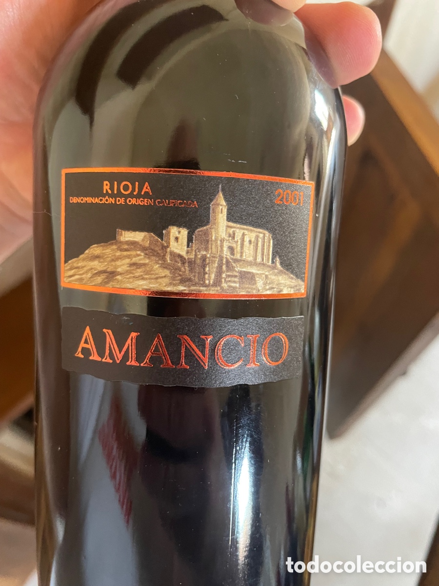 Botellas antiguas: Amancio 2001 magnum Vino Tinto reserva de Rioja