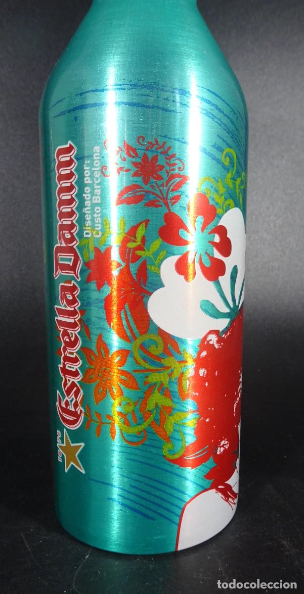 Botellas antiguas: BOTELLA DE ALUMINIO ESTRELLA DAMM , CERVEZA, CUSTO , SIN ABRIR, VER FOTOS