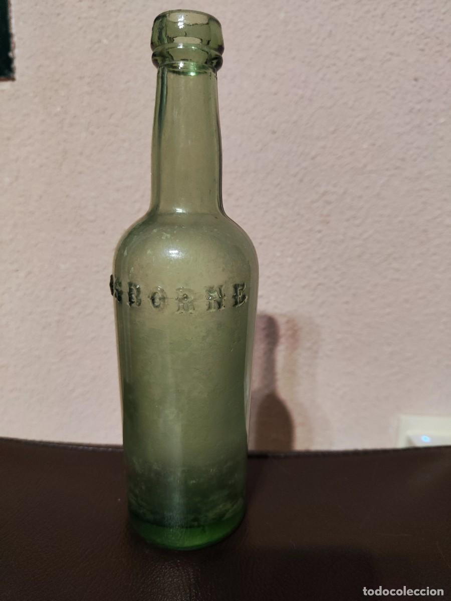 Botellas antiguas: BOTELLA OSBORNE LETRAS EN RELIEVE - Foto 1