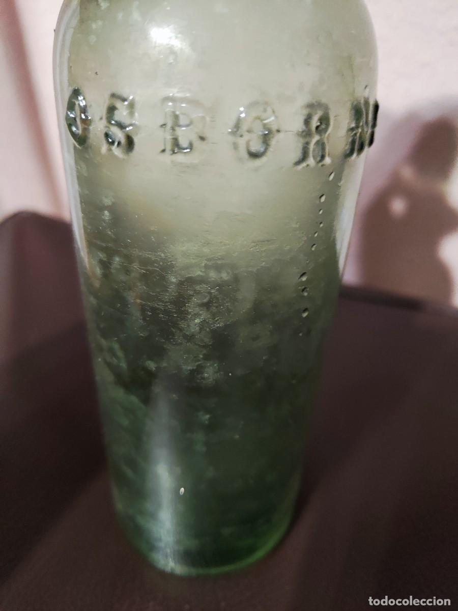 Botellas antiguas: BOTELLA OSBORNE LETRAS EN RELIEVE - Foto 4