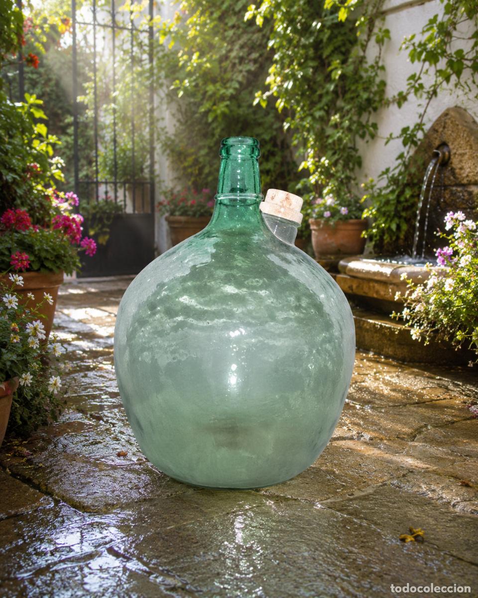 Botellas antiguas: DAMAJUANA fabricante VIRESA