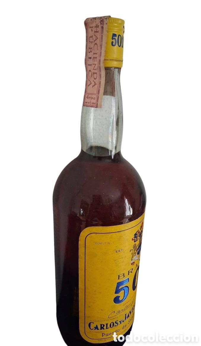 Botellas antiguas: BRANDY CO&Ntilde;AC, 501 BOTELLA ANTIGUA - Foto 3