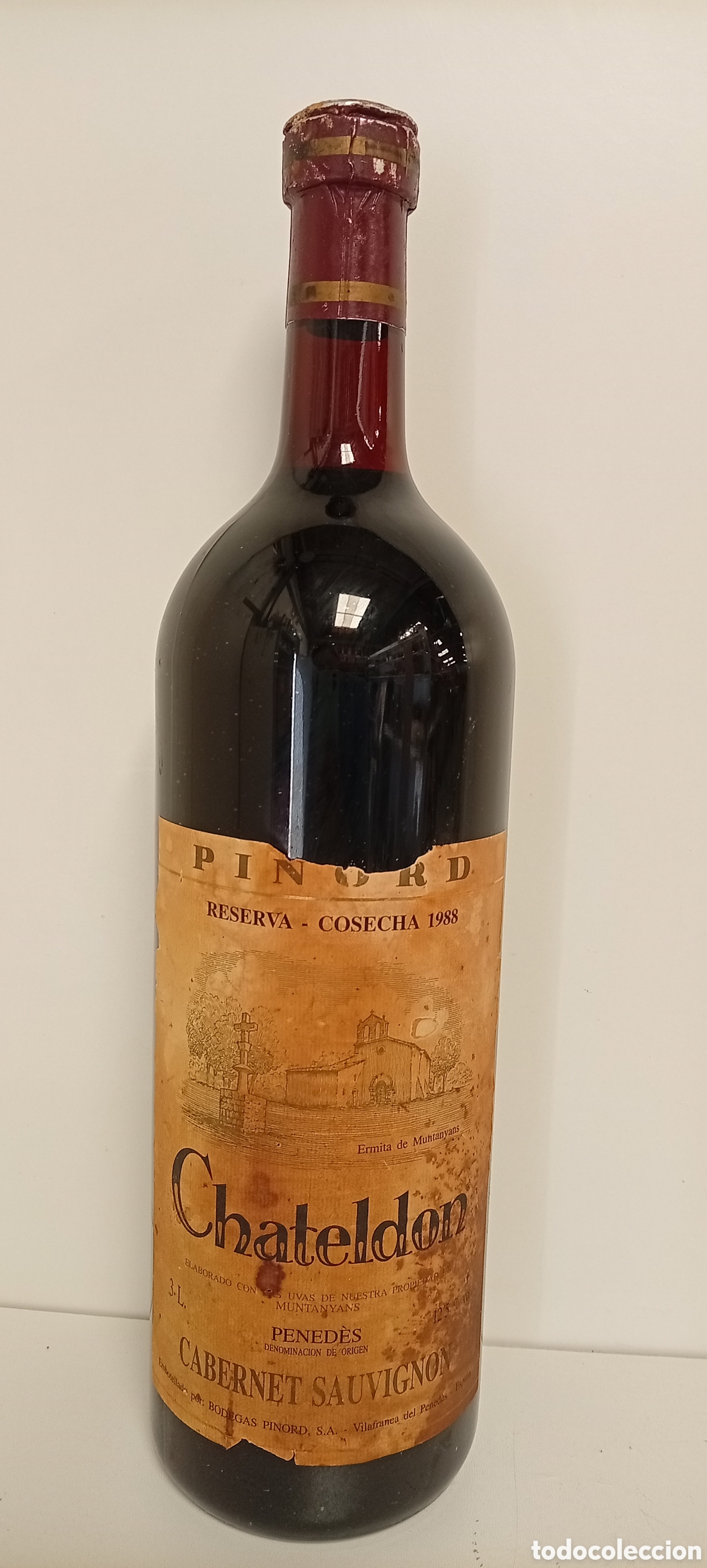 Botellas antiguas: VINO TINTO PINORD CHATELDON RESERVA/COSECHA