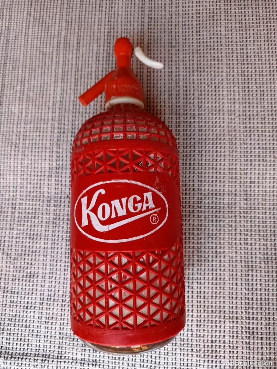 Botellas antiguas: Botella de sif&oacute;n Konga - Foto 1