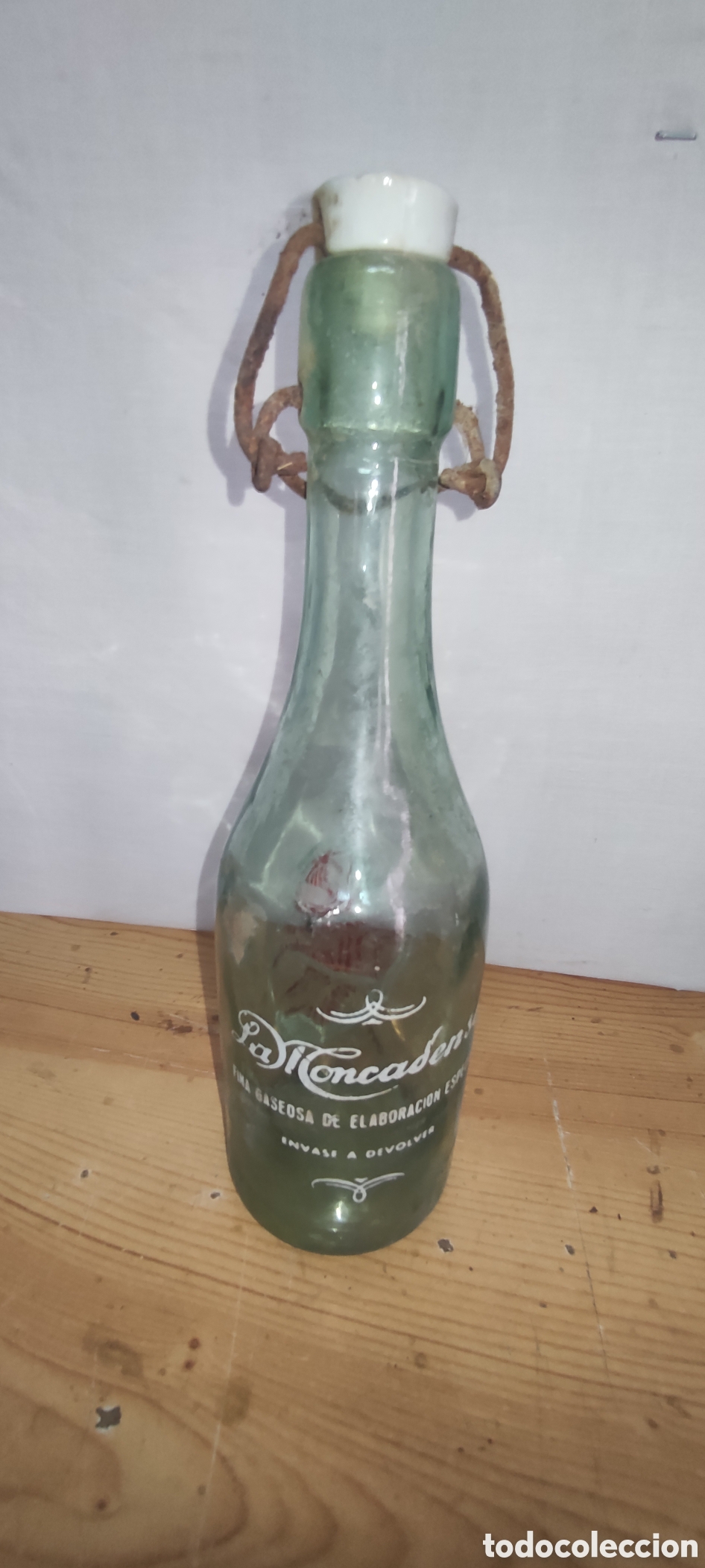 Botellas antiguas: Botella Gaseosas La Moncadense - Foto 2