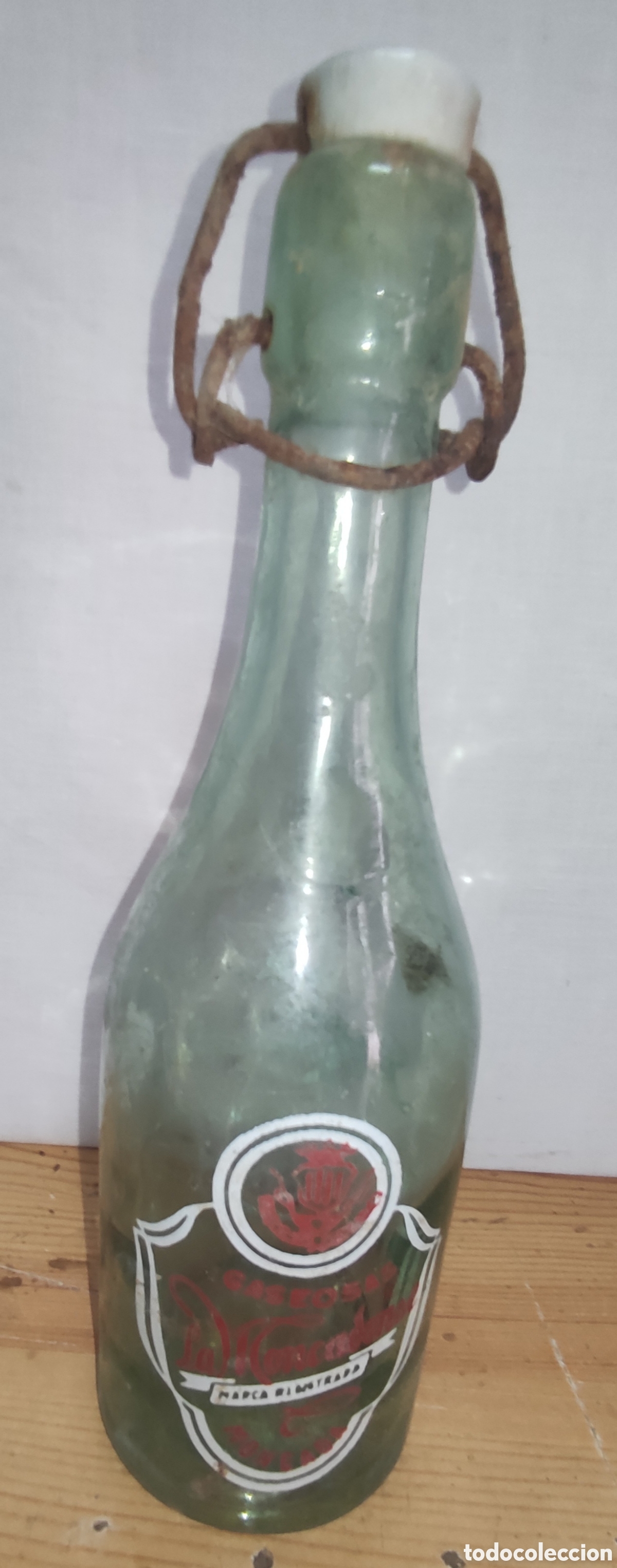 Botellas antiguas: Botella Gaseosas La Moncadense - Foto 1