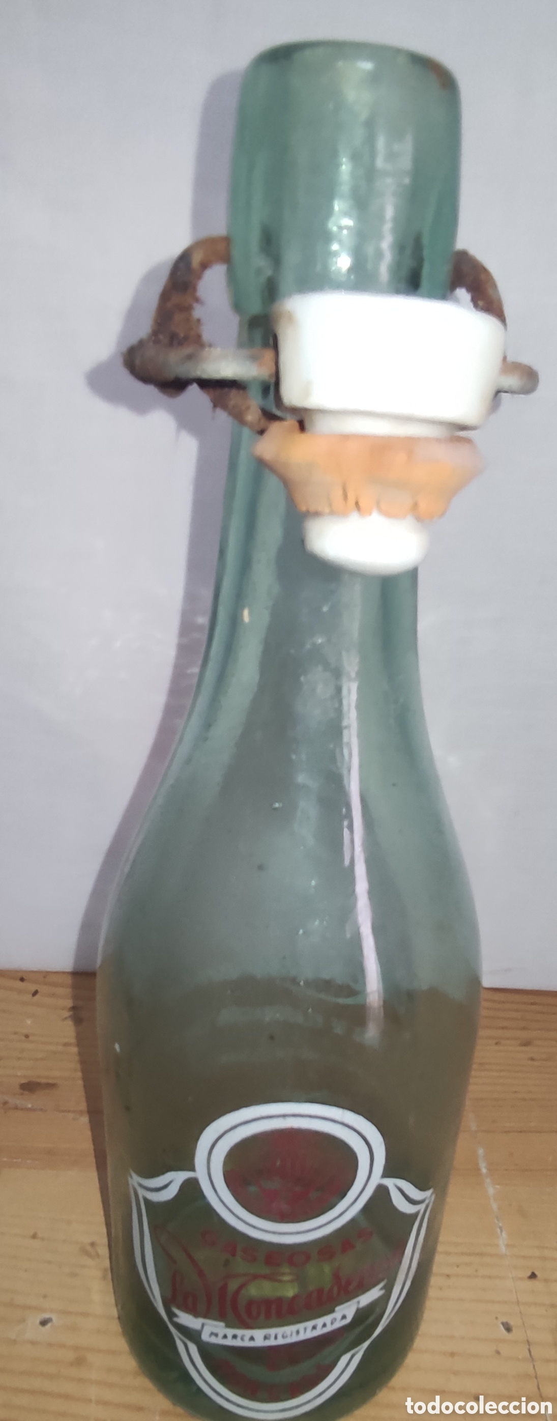Botellas antiguas: Botella Gaseosas La Moncadense - Foto 2