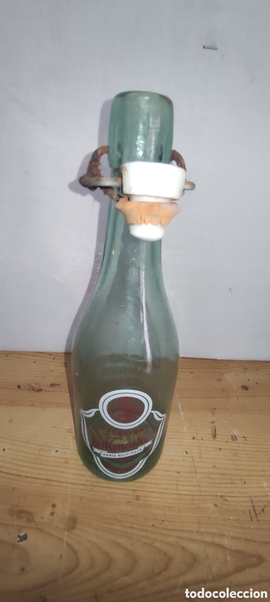 Botellas antiguas: Botella Gaseosas La Moncadense - Foto 1