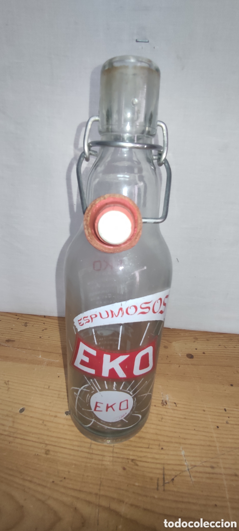 Botellas antiguas: Botella Eko espumosos - Foto 2