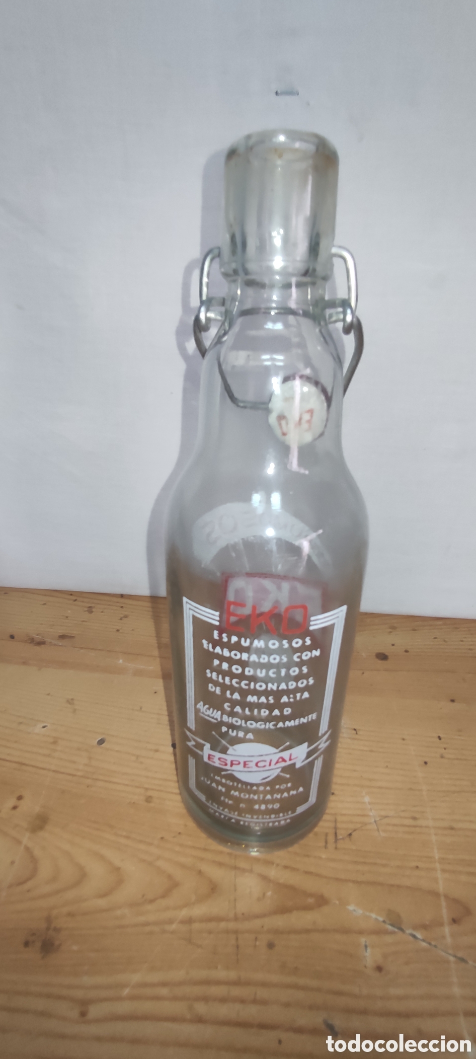 Botellas antiguas: Botella Eko espumosos - Foto 3