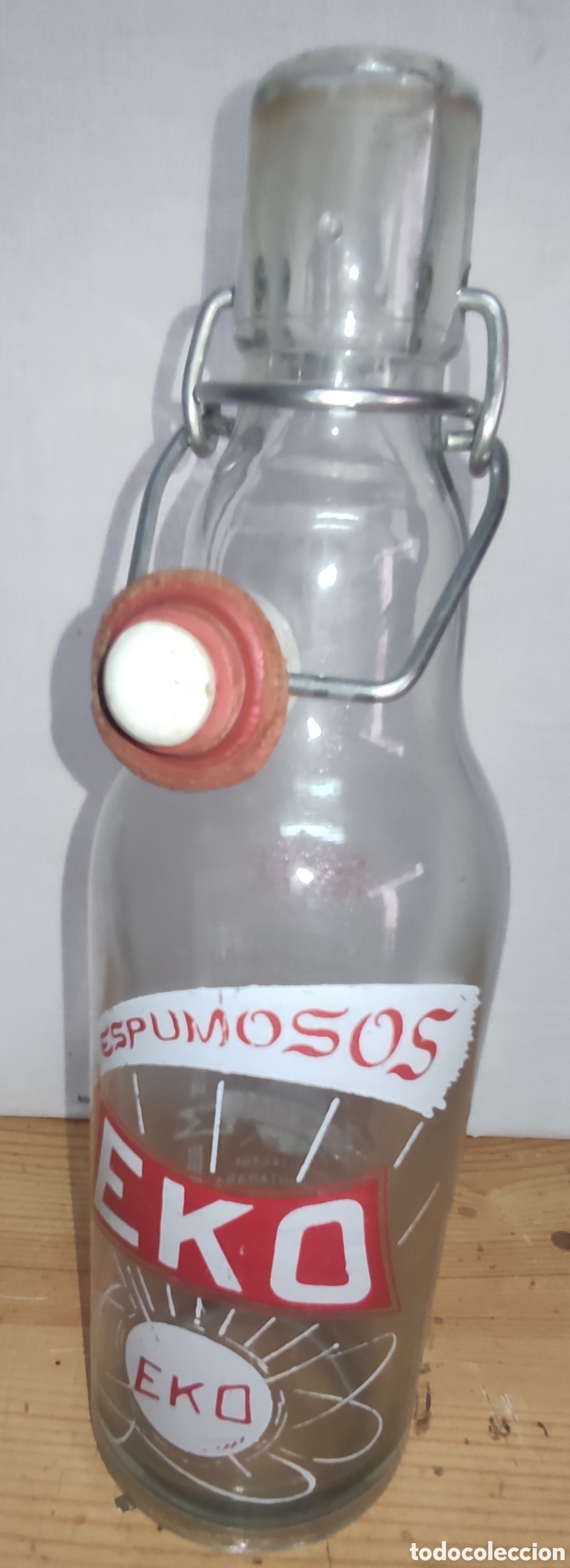 Botellas antiguas: Botella Eko espumosos - Foto 1