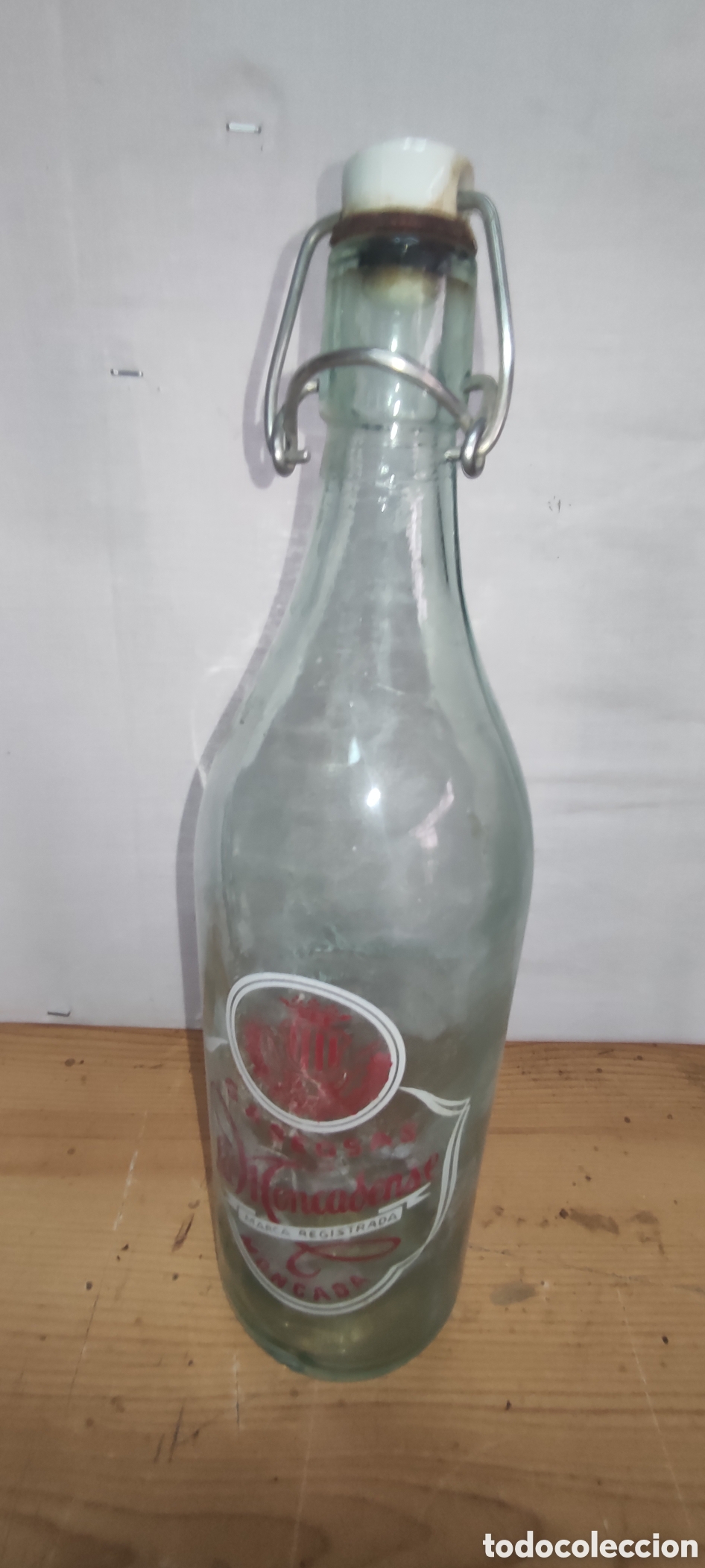 Botellas antiguas: Botella Gaseosas La moncadense - Foto 5
