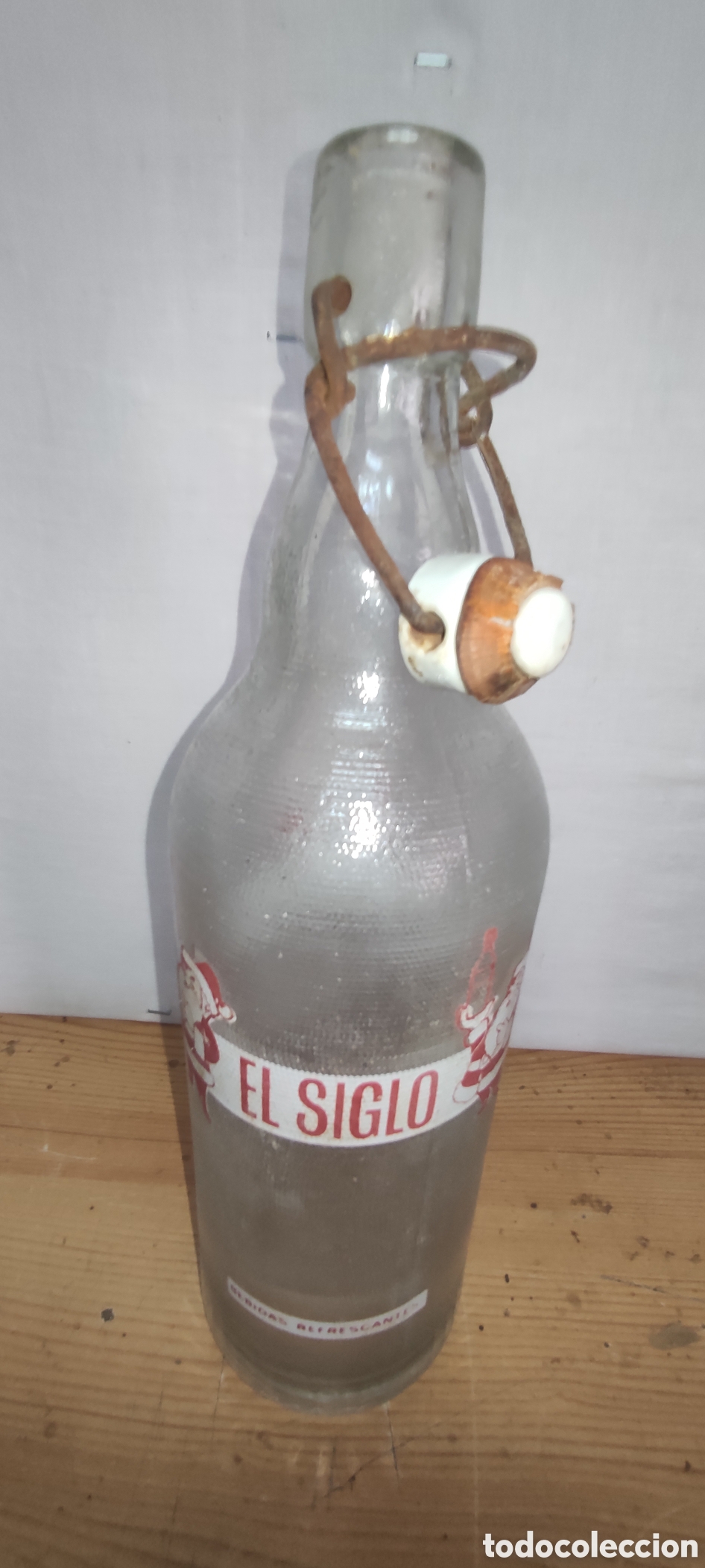 Botellas antiguas: Botella El siglo 1 lt - Foto 2