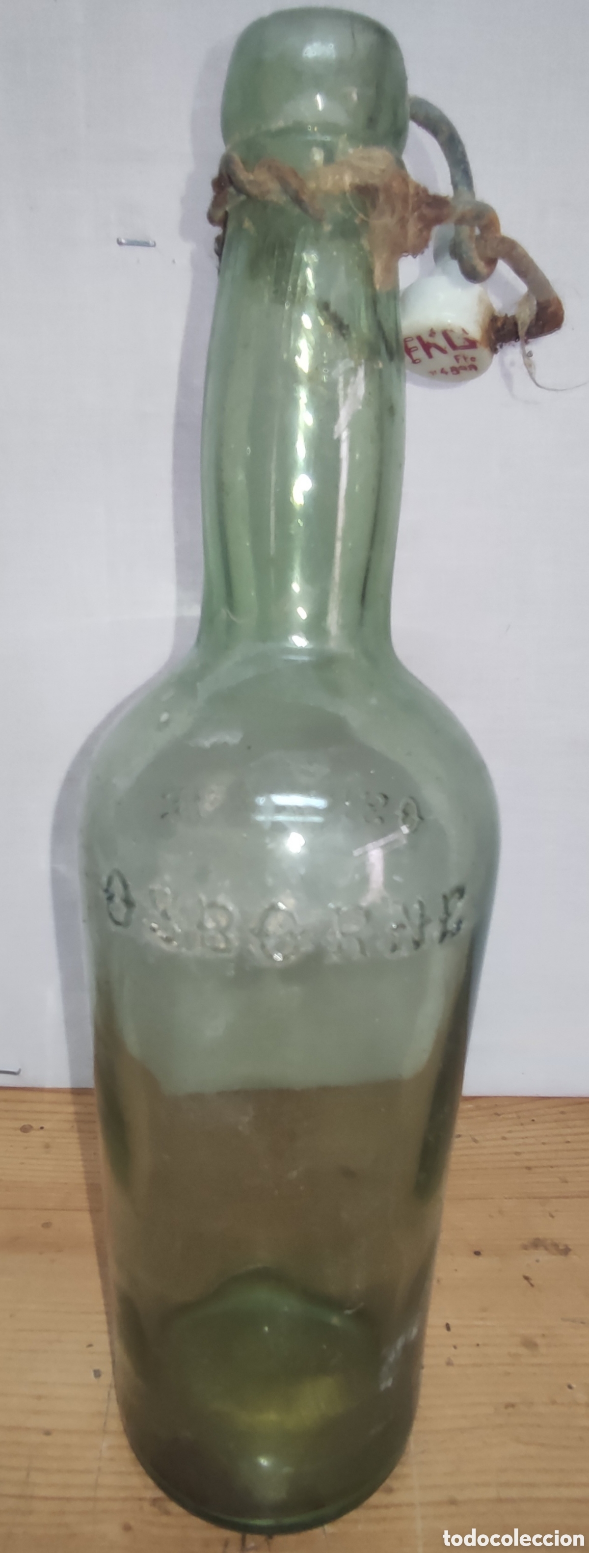Botellas antiguas: Botella Osborne 750 cl - Foto 1
